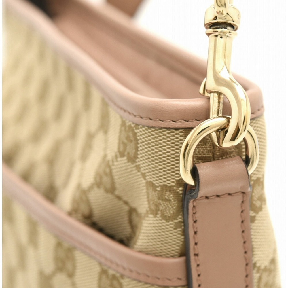 Gucci Crossbody Gg Bag Tan Canvas - image 7